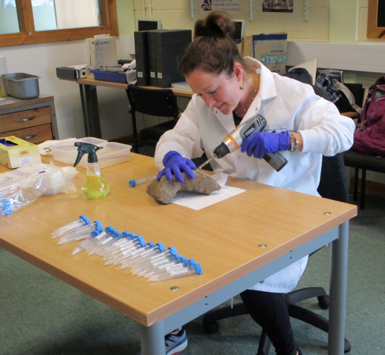 Brenna Frasier DNA sampling