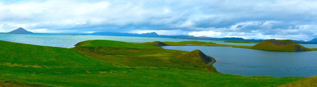 Panorama of Lake Myvatn